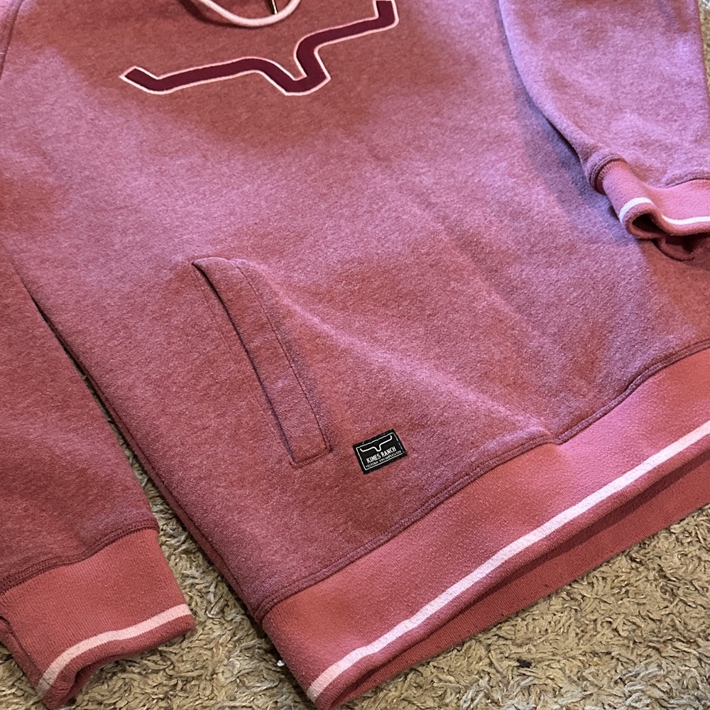 Kimes Ranch Ladies Two Scoops Red Berry Sweatshirt Hoodie 2SCOOP-RED - Picture 5 of 6
